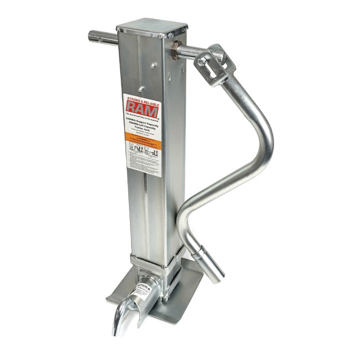 Vérin ajustable 12K 12 1/2" zinc poignée avant et base renforcie RAM