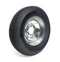 Pneu radial 225/75R15 10 plis LRE 2830 lbs Castle Rock et jante 15" 6 trous galvanisée