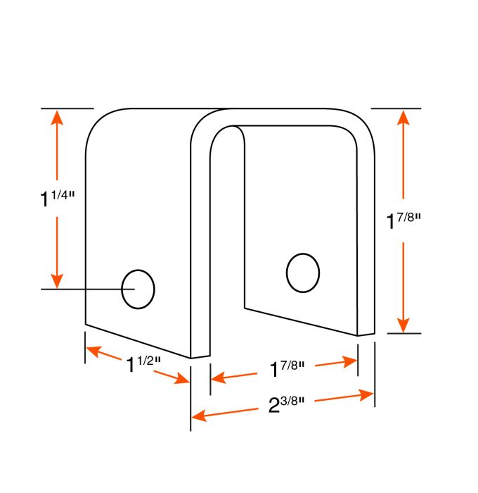 Main d'attache de 2,1K avant