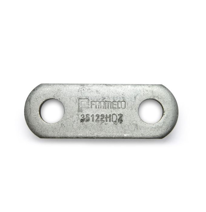 Lien mobile de 2 1/4" x 1/2" court en zinc