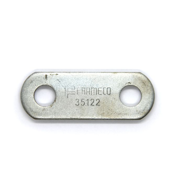 Lien mobile de 2 1/4" x 1/4" court en zinc