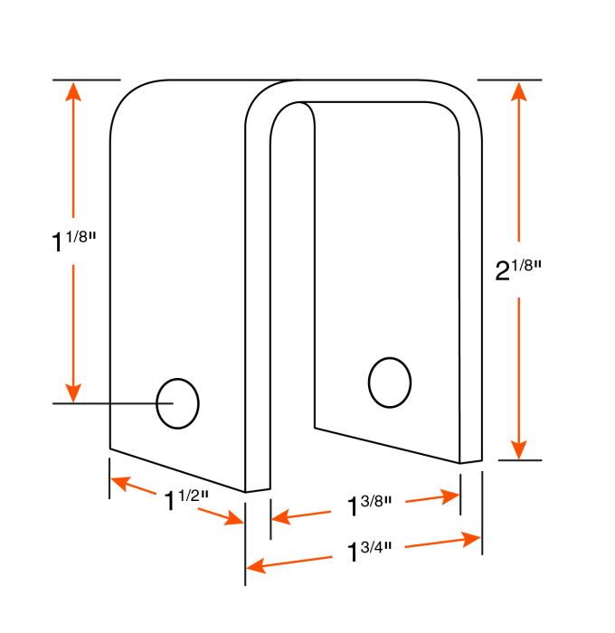 Main d'attache de 3,5K arrière