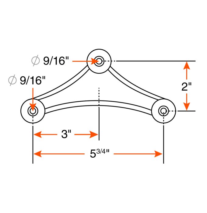 Stabilisateur de 5 3/4" x 2"