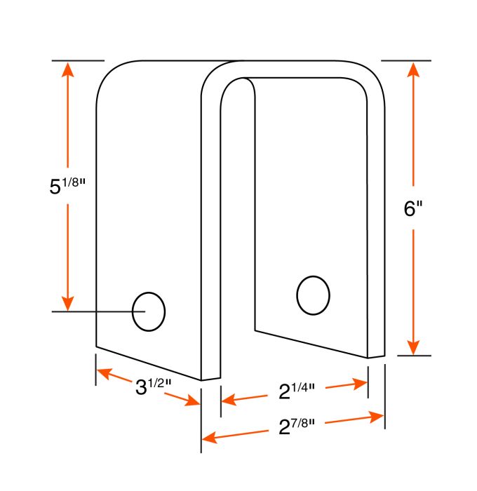 Main d'attache industrielle de 6K-8K avant (shimmer)