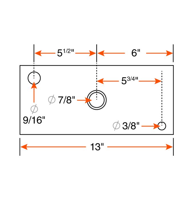 Stabilisateur industriel de 8K 13" en zinc