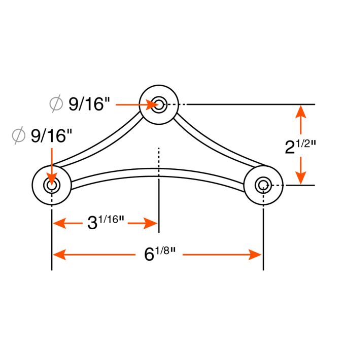 Stabilisateur de 6 1/8" x 2 1/2"