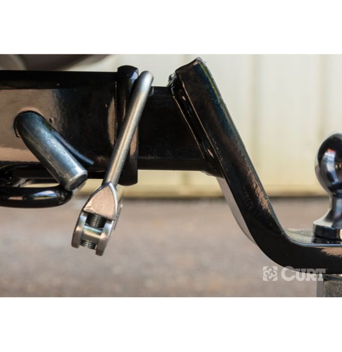 Pince de serrage anti-vibration pour attache remorque de 2" CURT