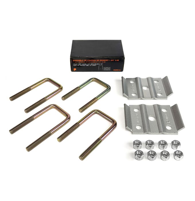 Ensemble de fixation de ressort 1 3/4" pour essieu 2 1/2'' carré